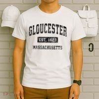 Gloucester Massachusetts Ma Vintage Established Sports T-Shirt thumb 6