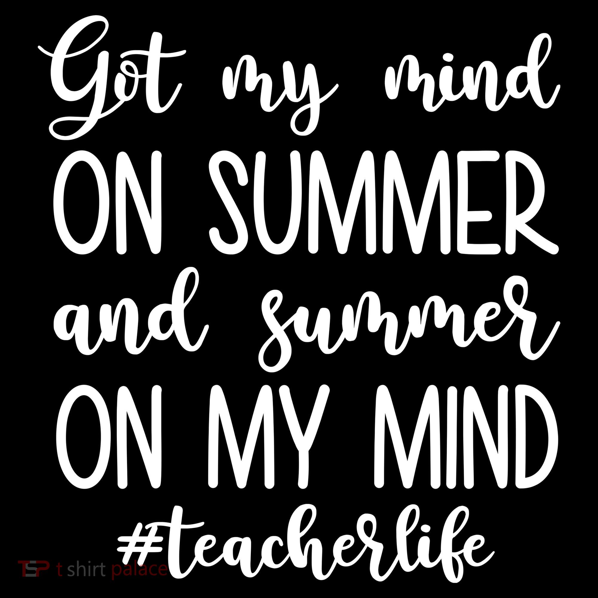 Got My Mind On Summer Teacher Life Women's Hoodie
