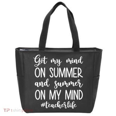 Got My Mind On Summer Teacher Life Tote Bag