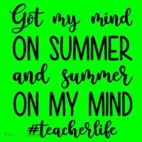 Got My Mind On Summer Teacher Life Coaster thumb 2