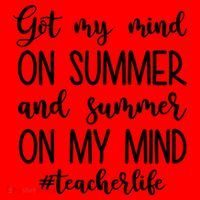 Got My Mind On Summer Teacher Life Santa Hat thumb 1