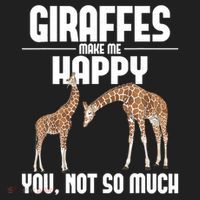 Giraffes Make Me Happy Safari Zoo Animal Lover Giraffe Tumbler thumb 3
