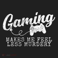 Gaming Makes Me Feel Less Murdery Funny Beanie thumb 2