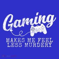 Gaming Makes Me Feel Less Murdery Funny Tote Bag thumb 4