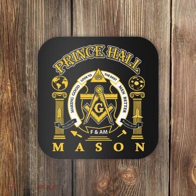 Greats Mason Masonic Prince Hall Masons Presidents Day Gift Coaster
