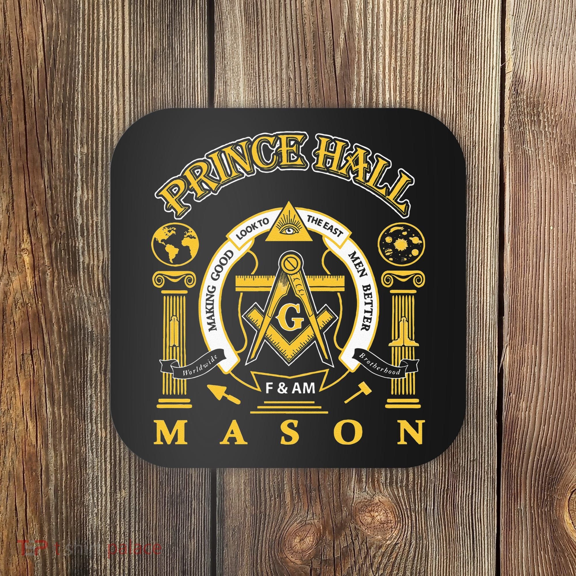 Greats Mason Masonic Prince Hall Masons Presidents Day Gift Coaster