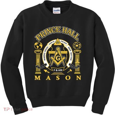 Greats Mason Masonic Prince Hall Masons Presidents Day Gift Kids Sweatshirt
