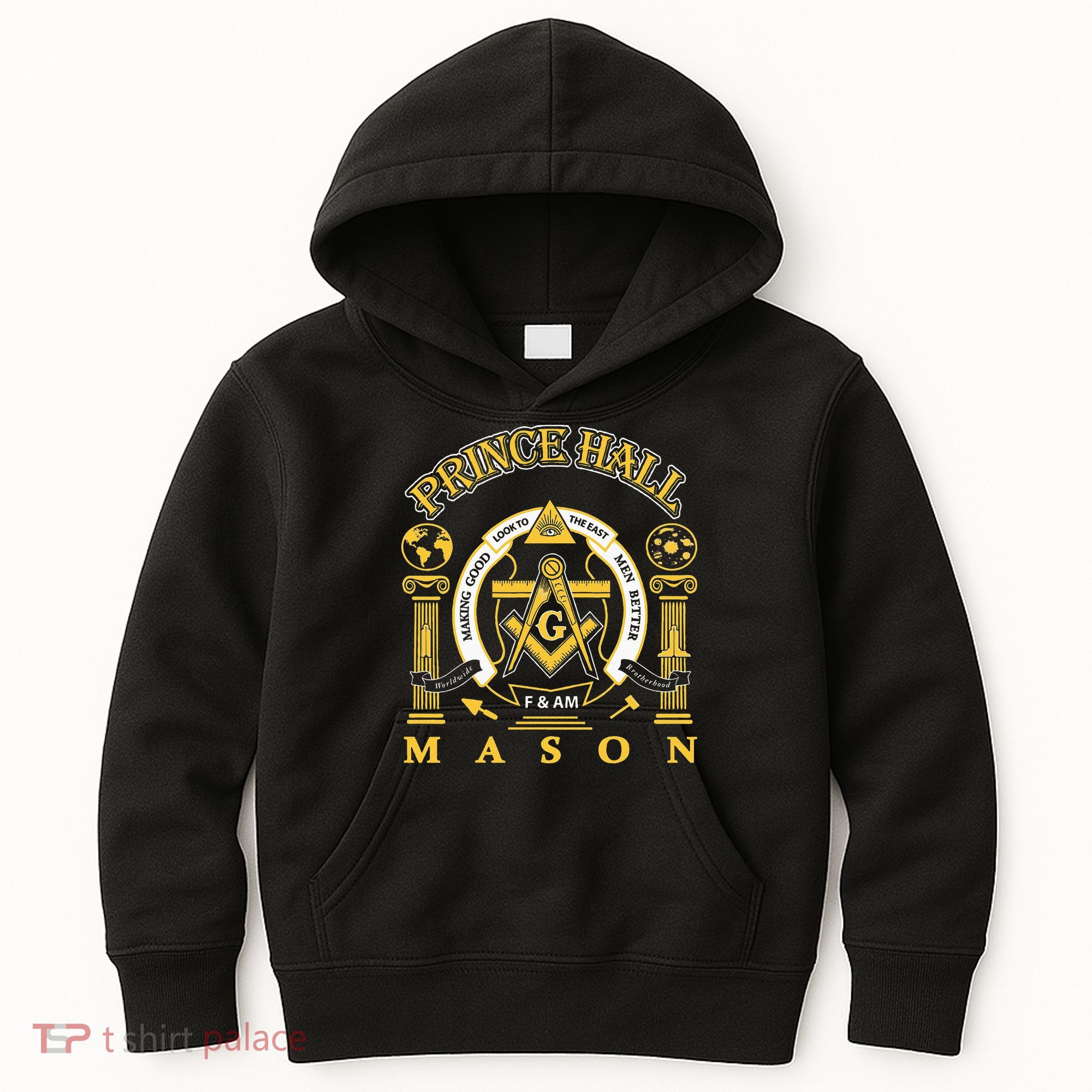 Greats Mason Masonic Prince Hall Masons Presidents Day Gift Kids Hoodie
