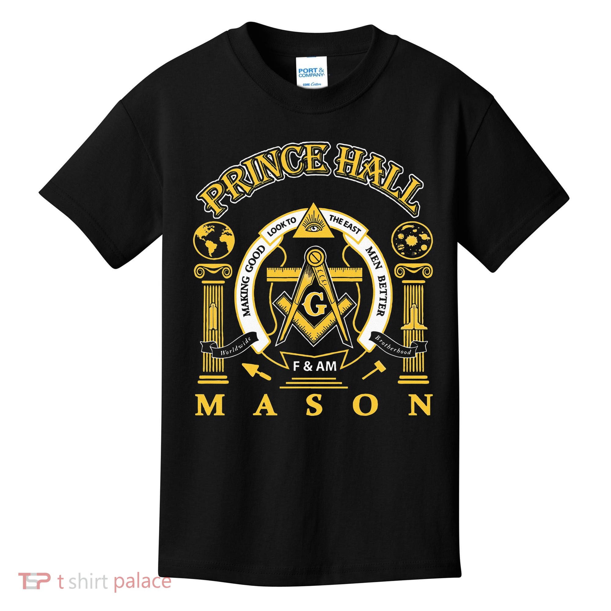 Greats Mason Masonic Prince Hall Masons Presidents Day Gift Kids T-Shirt