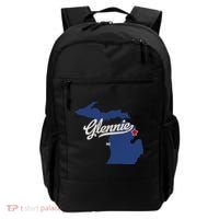 Glennie Michigan MI Map Backpack thumb 0