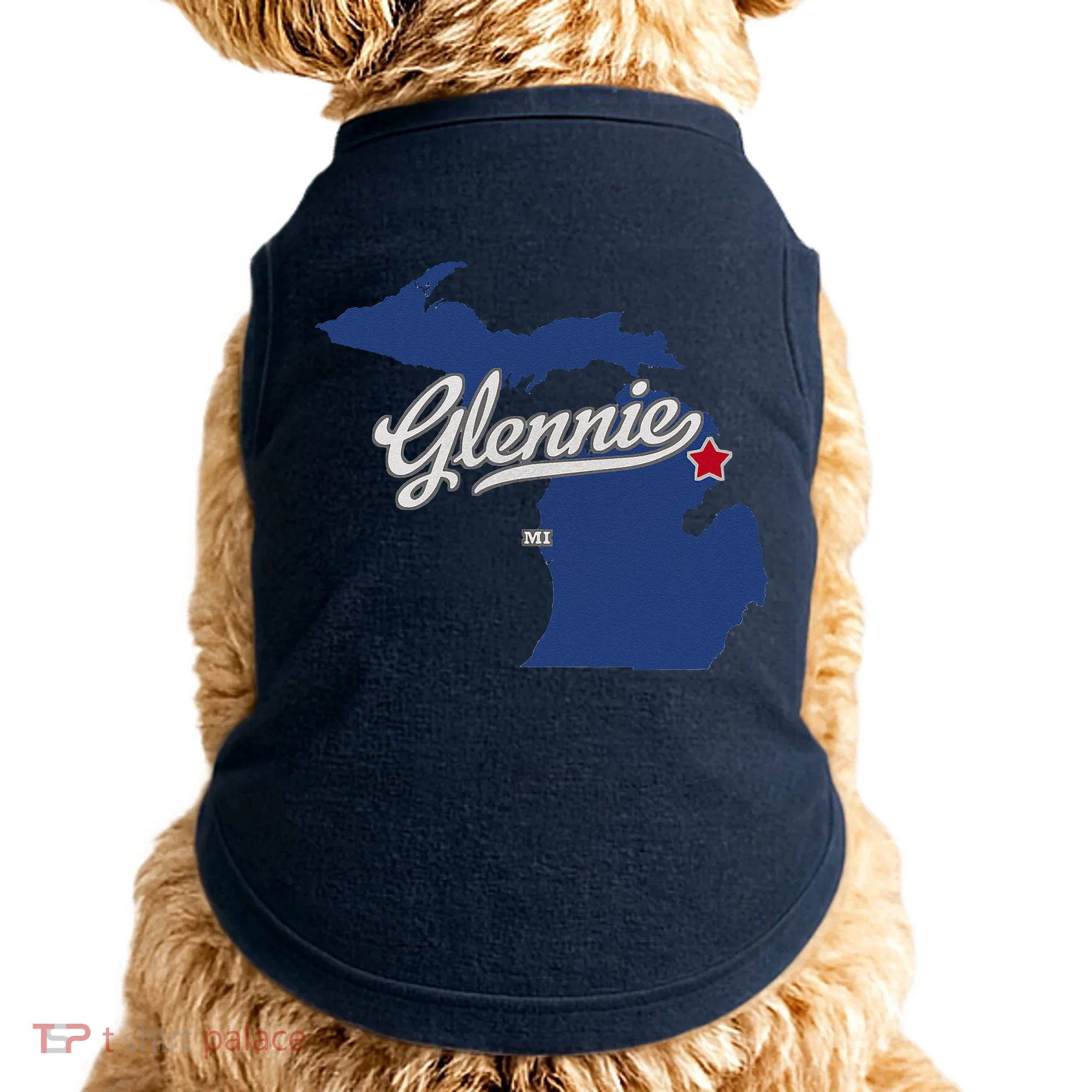 Glennie Michigan MI Map Doggie Tank
