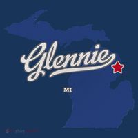 Glennie Michigan MI Map Doggie Tank thumb 4