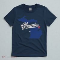 Glennie Michigan MI Map T-Shirt thumb 5