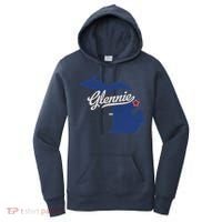 Glennie Michigan MI Map Women's Hoodie thumb 0