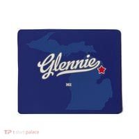 Glennie Michigan MI Map Mousepad thumb 0