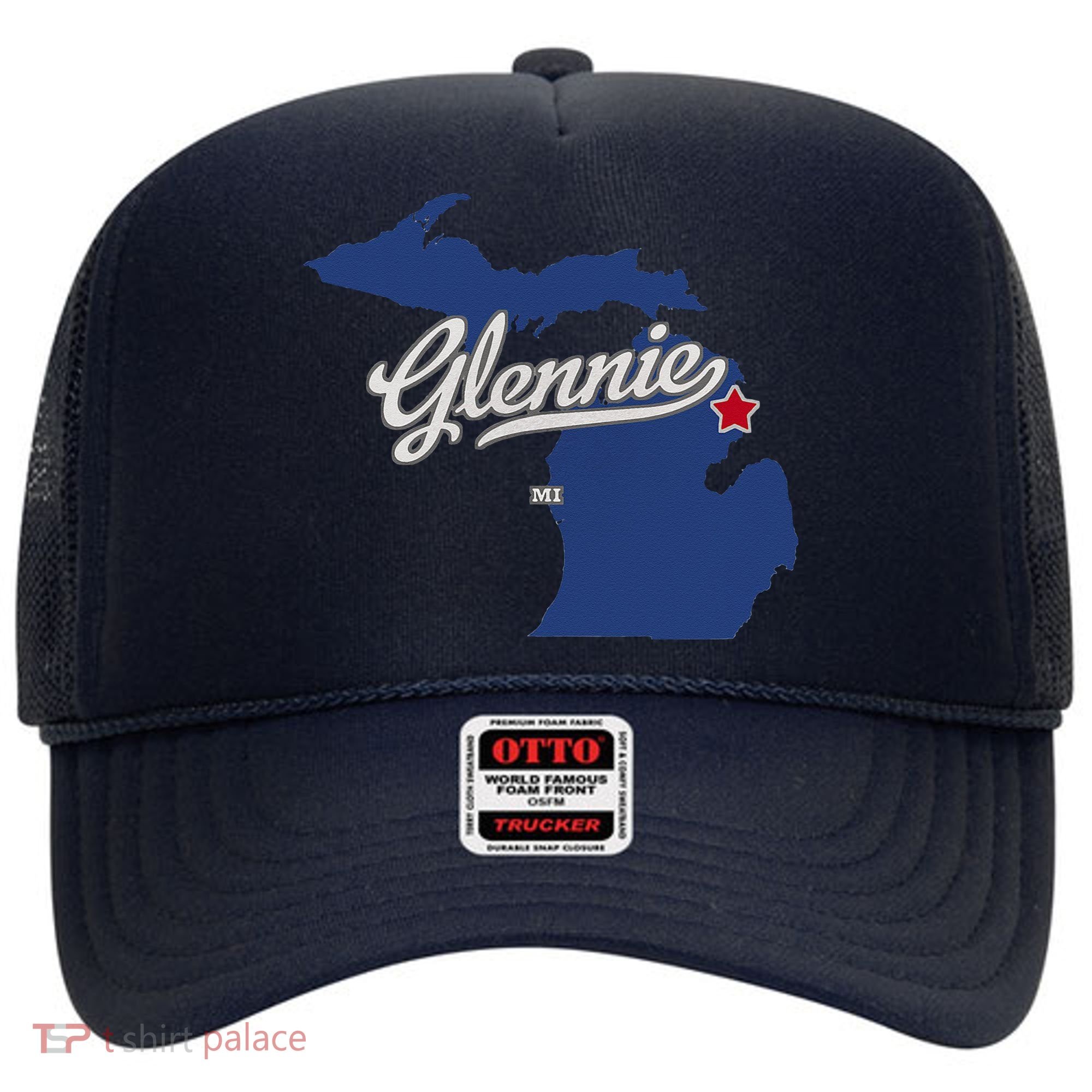 Glennie Michigan MI Map Hat