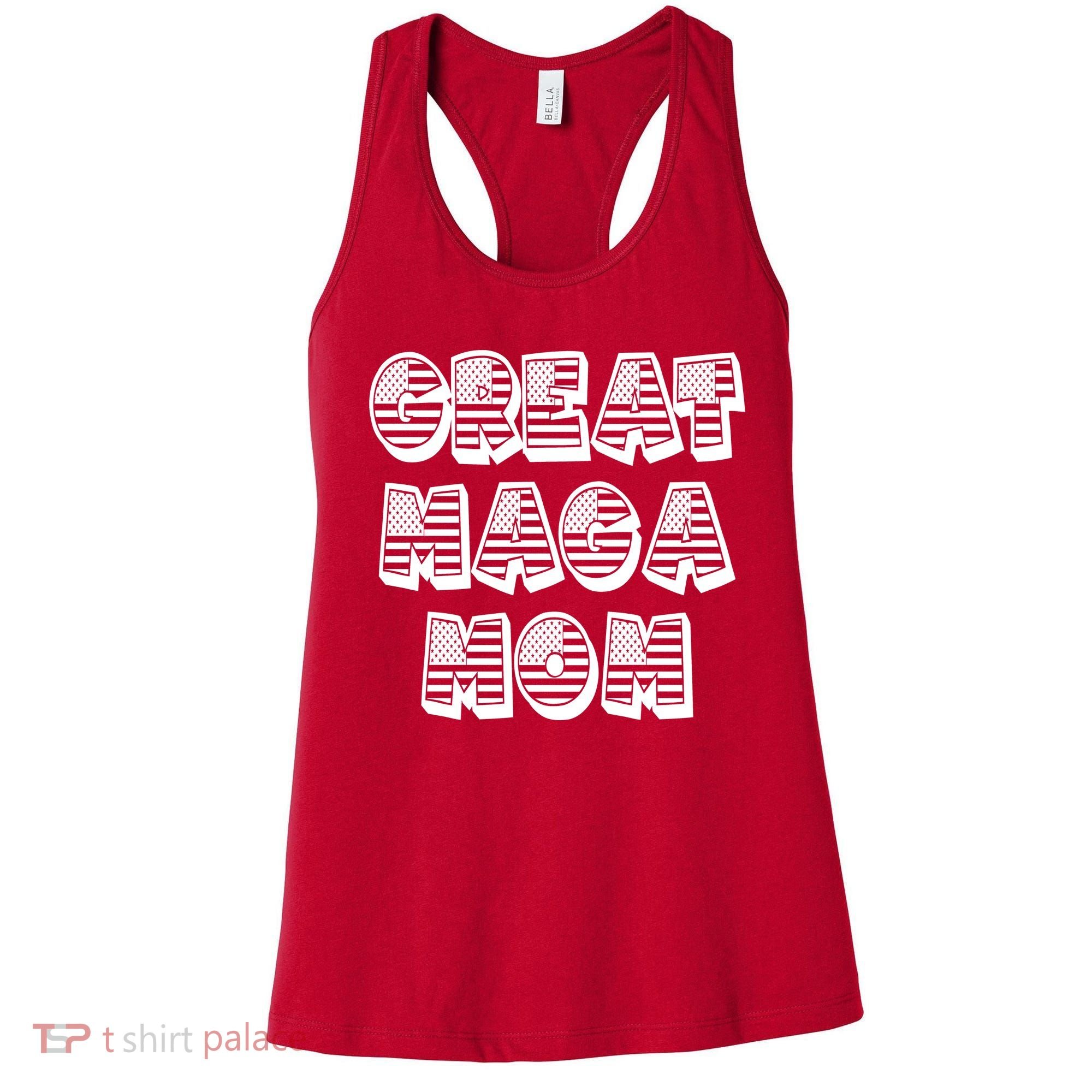 Great MAGA MOM Donald Trump Supporter Mother Gift Women's Tank Top