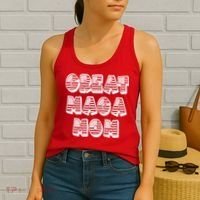 Great MAGA MOM Donald Trump Supporter Mother Gift Women's Tank Top thumb 2