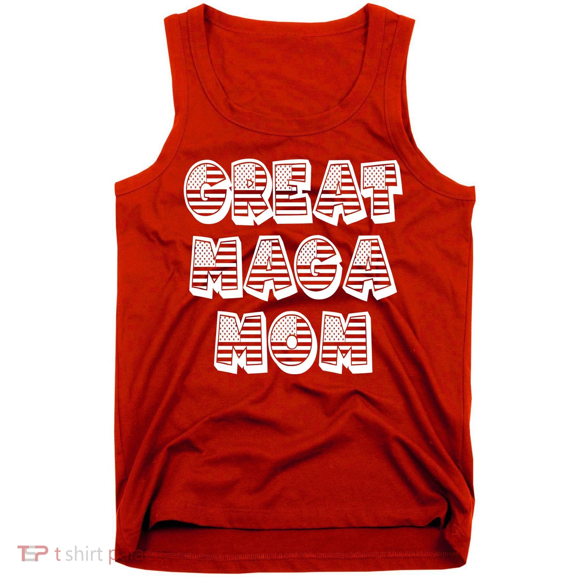 Great MAGA MOM Donald Trump Supporter Mother Gift Tank Top
