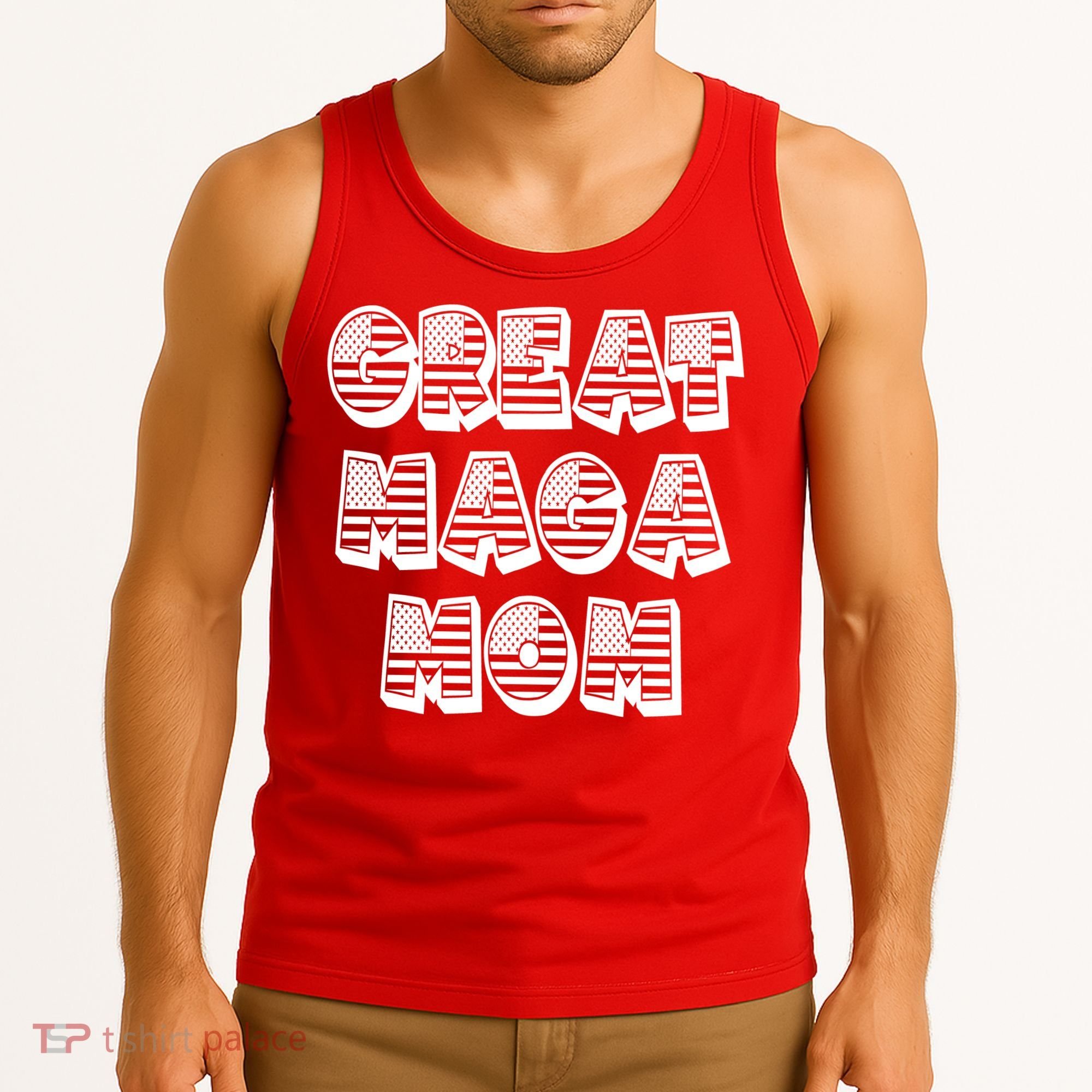 Great MAGA MOM Donald Trump Supporter Mother Gift Tank Top