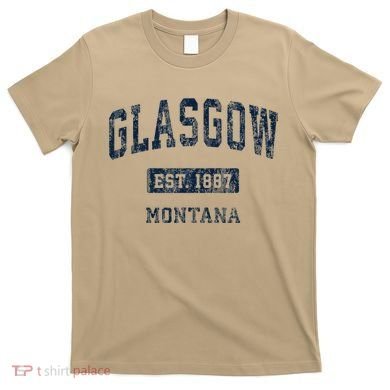 Glasgow Montana Mt Vintage Established T-Shirt