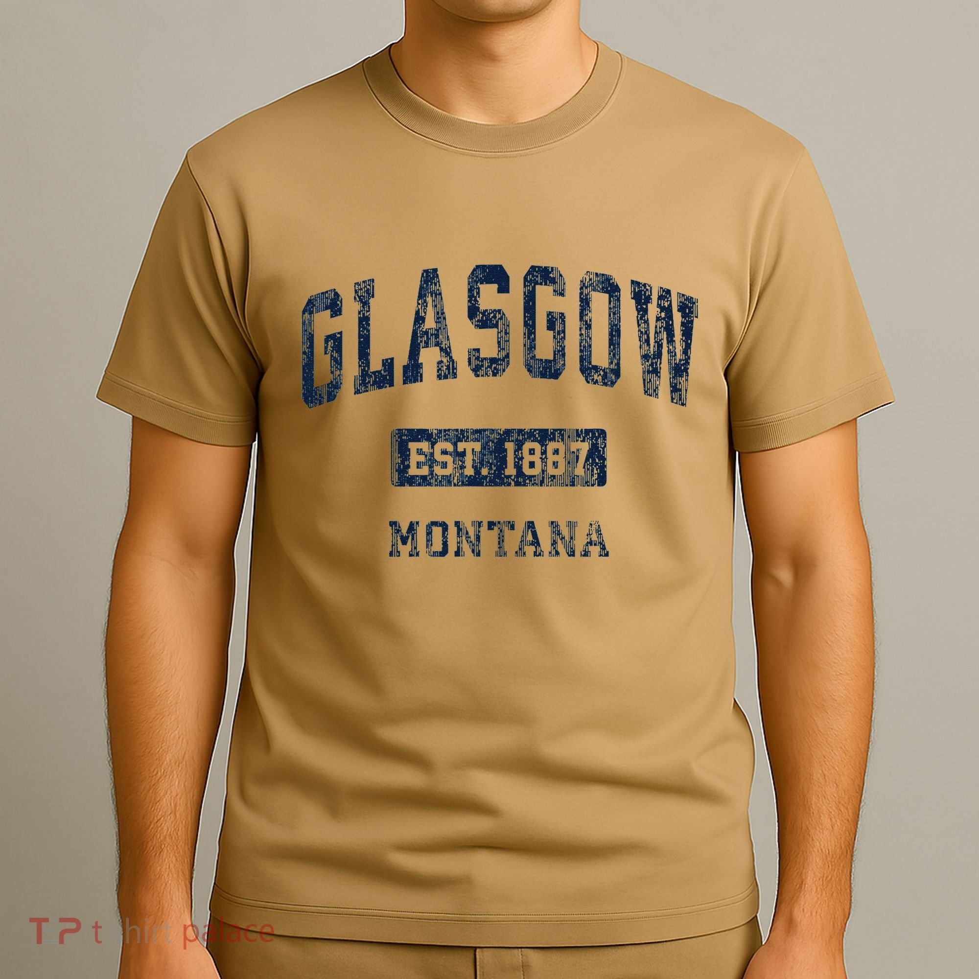 Glasgow Montana Mt Vintage Established T-Shirt