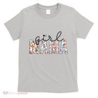 Girl Mama Mom Floral Mothers Funny Vintage T-Shirt thumb 0