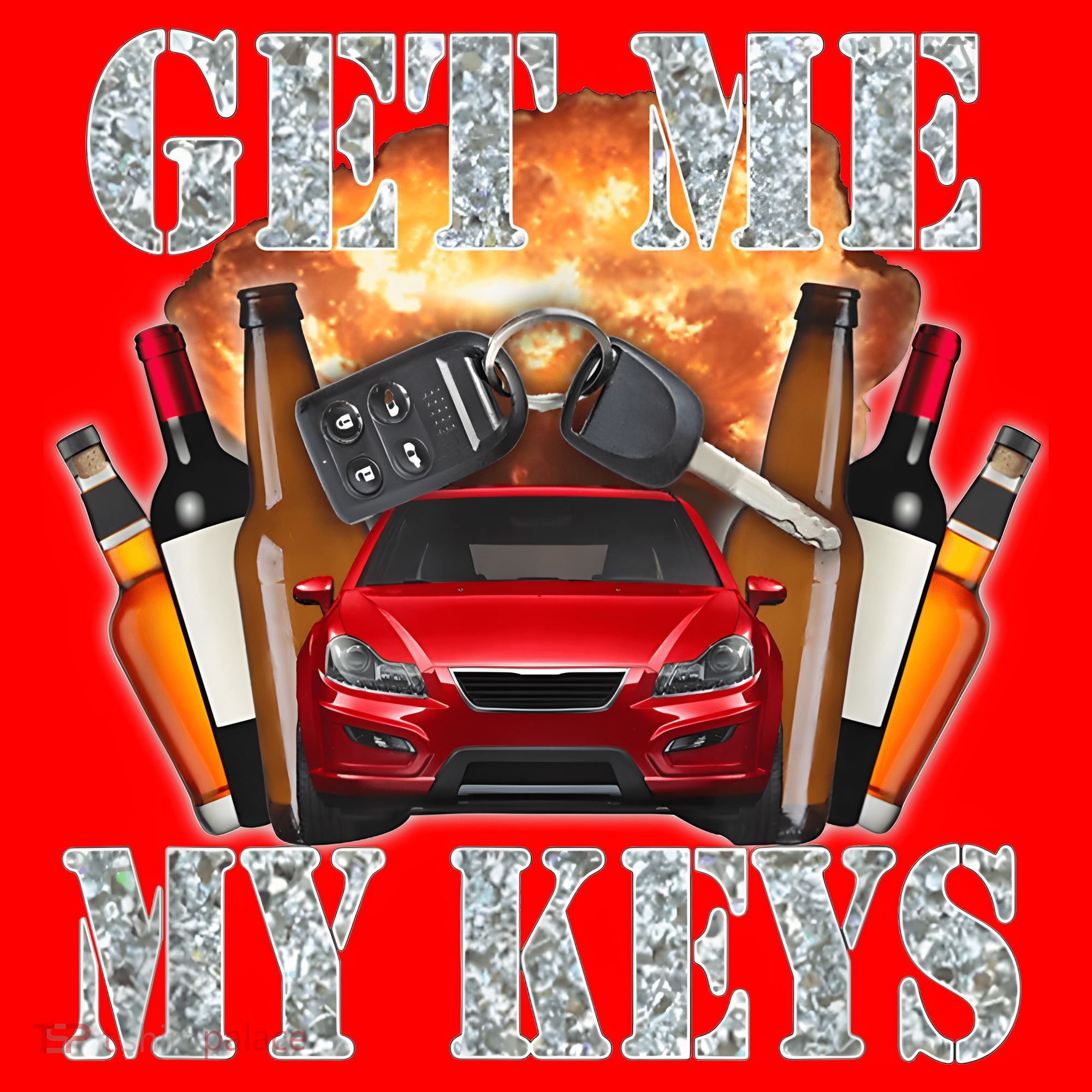 Get Me My Keys Santa Hat