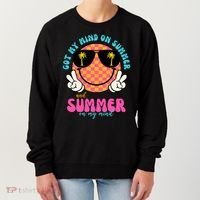 Got My Mind On Summer And Summer On My Mind Peace Smile Women's Sweatshirt thumb 0