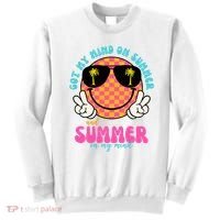 Got My Mind On Summer And Summer On My Mind Peace Smile Sweatshirt thumb 0