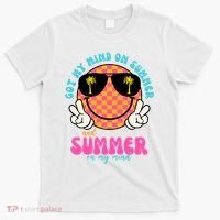 Got My Mind On Summer And Summer On My Mind Peace Smile T-Shirt thumb 0