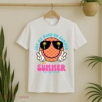 Got My Mind On Summer And Summer On My Mind Peace Smile T-Shirt thumb 2