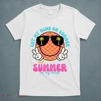 Got My Mind On Summer And Summer On My Mind Peace Smile T-Shirt thumb 5