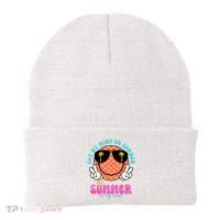 Got My Mind On Summer And Summer On My Mind Peace Smile Beanie thumb 0