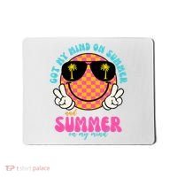 Got My Mind On Summer And Summer On My Mind Peace Smile Mousepad thumb 0
