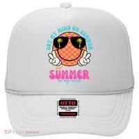 Got My Mind On Summer And Summer On My Mind Peace Smile Hat thumb 0