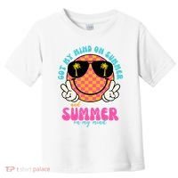 Got My Mind On Summer And Summer On My Mind Peace Smile Toddler T-Shirt thumb 0
