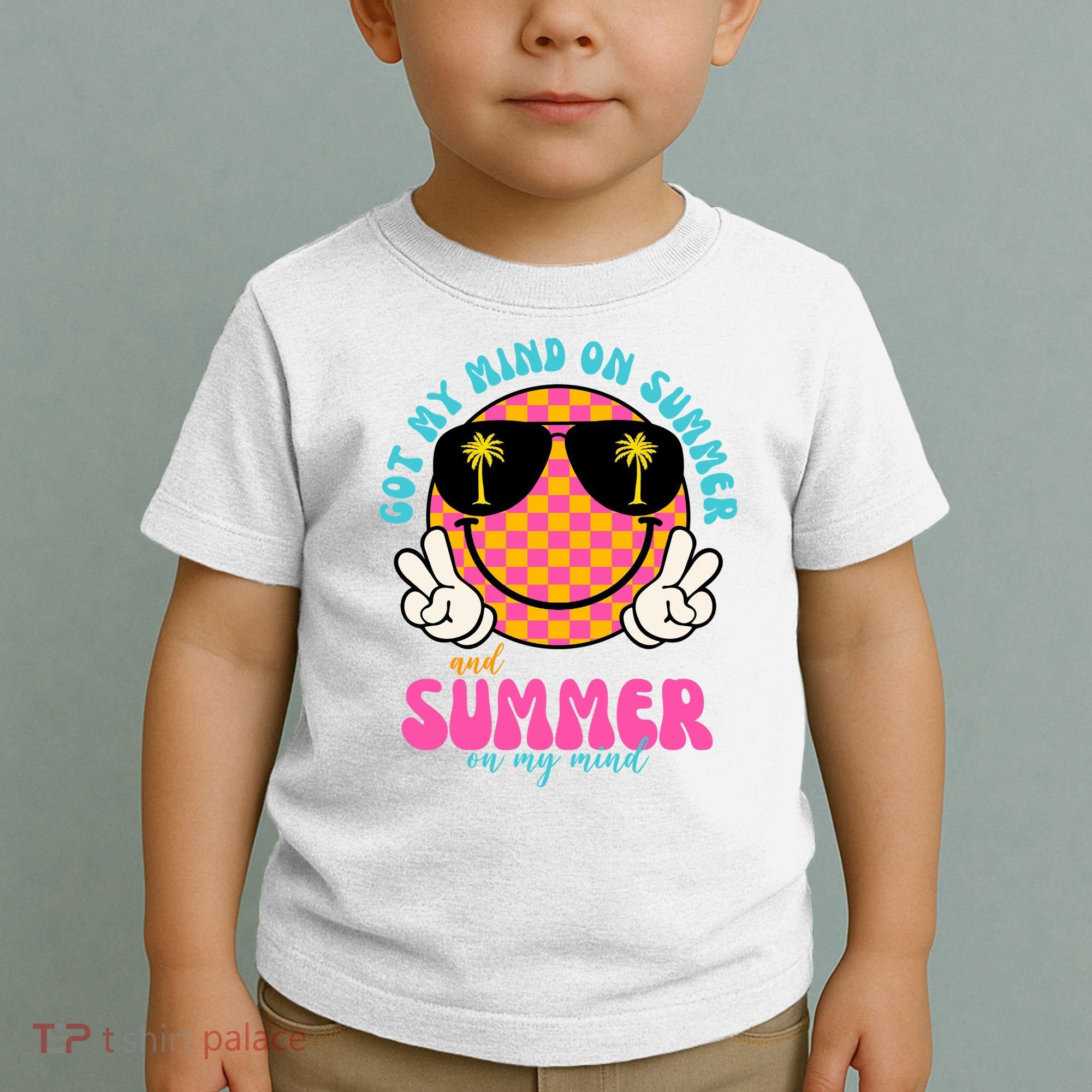 Got My Mind On Summer And Summer On My Mind Peace Smile Toddler T-Shirt