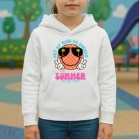 Got My Mind On Summer And Summer On My Mind Peace Smile Kids Hoodie thumb 3