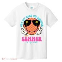 Got My Mind On Summer And Summer On My Mind Peace Smile Kids T-Shirt thumb 0