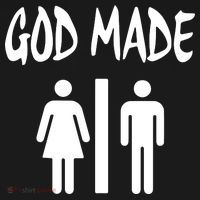 God Made Men Women Funny Christian Women's Hoodie thumb 2