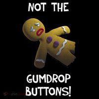 Gingerbread Man Not The Gumdrop Baby Bodysuit thumb 2