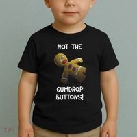 Gingerbread Man Not The Gumdrop Toddler T-Shirt thumb 2