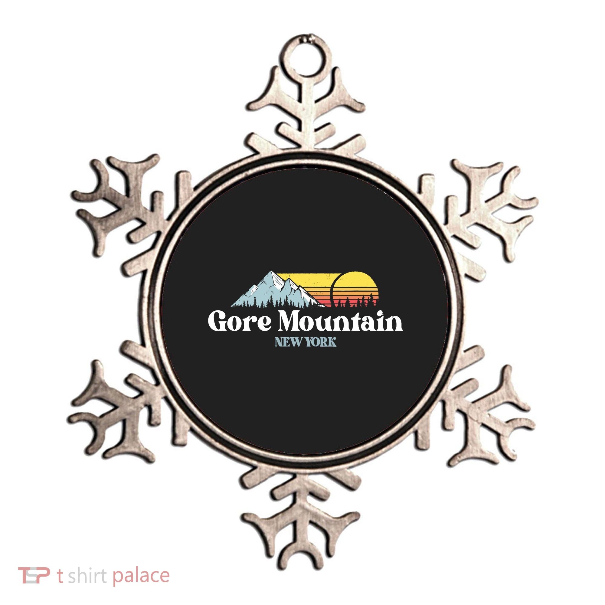 Gore Mountain, NEW YORK, Snow Ski Snowboard Skiing Location Ornament