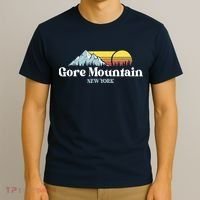 Gore Mountain, NEW YORK, Snow Ski Snowboard Skiing Location T-Shirt thumb 3