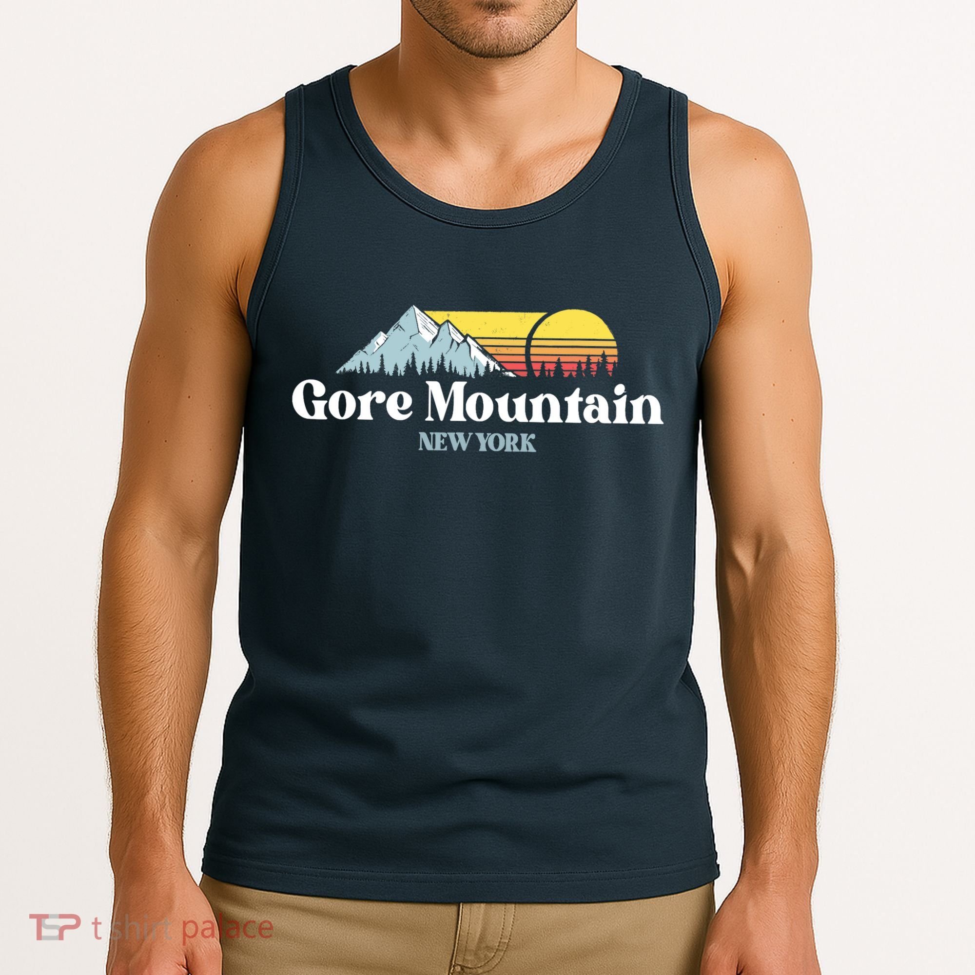Gore Mountain, NEW YORK, Snow Ski Snowboard Skiing Location Tank Top