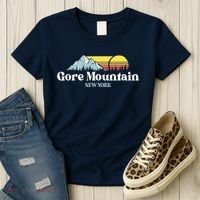 Gore Mountain, NEW YORK, Snow Ski Snowboard Skiing Location Women's T-Shirt thumb 3