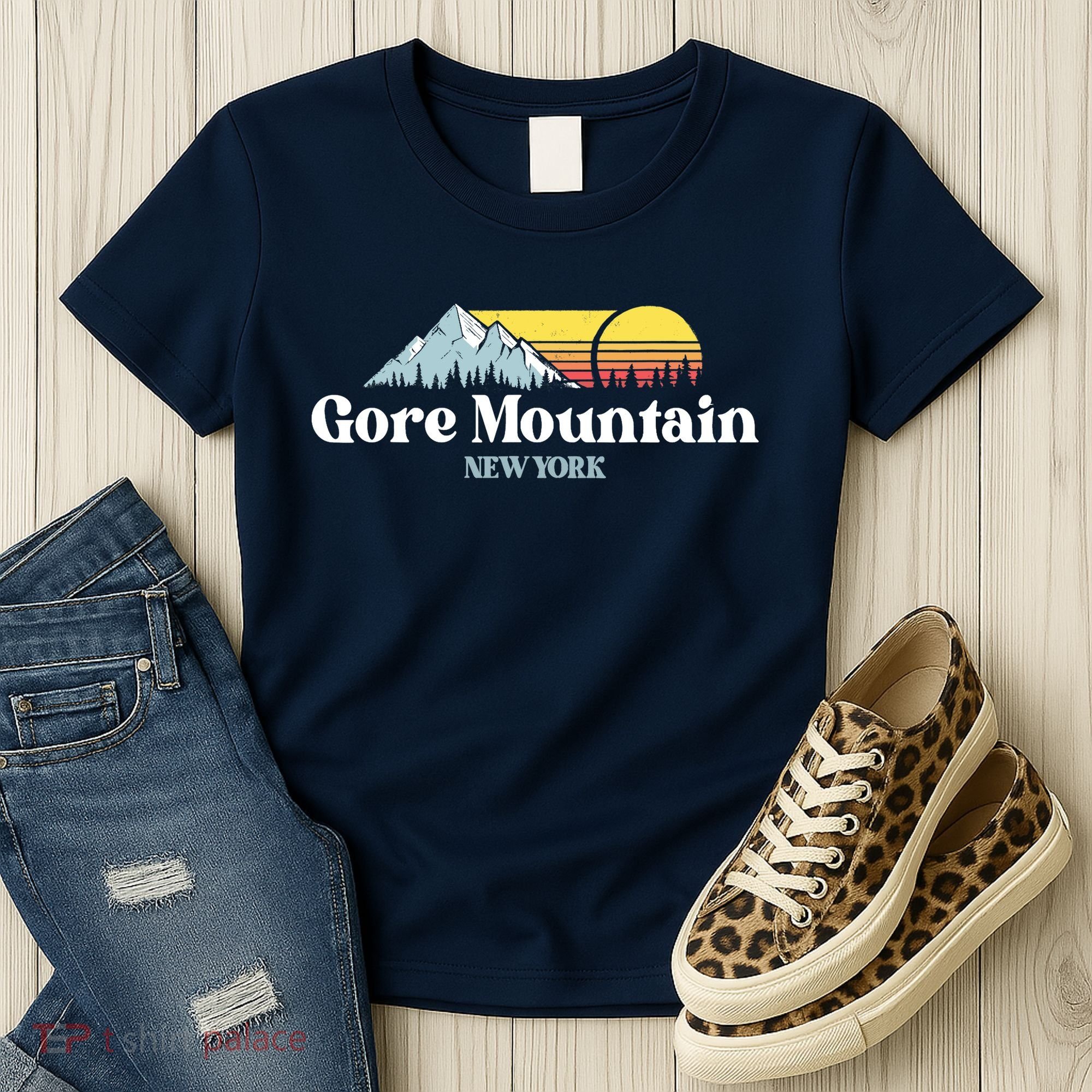 Gore Mountain, NEW YORK, Snow Ski Snowboard Skiing Location Women's T-Shirt
