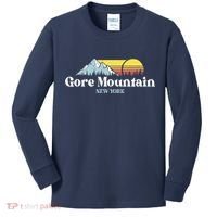 Gore Mountain, NEW YORK, Snow Ski Snowboard Skiing Location Kids Long Sleeve Shirt thumb 0
