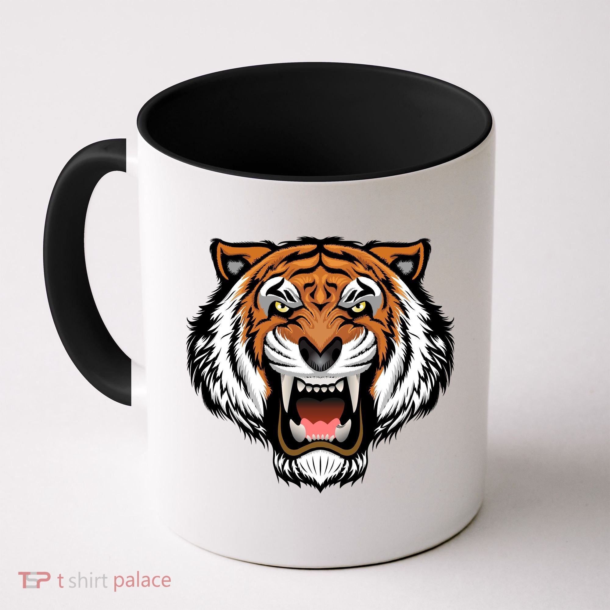 Growling Mouth Open Bengal Tiger Coffee Mug